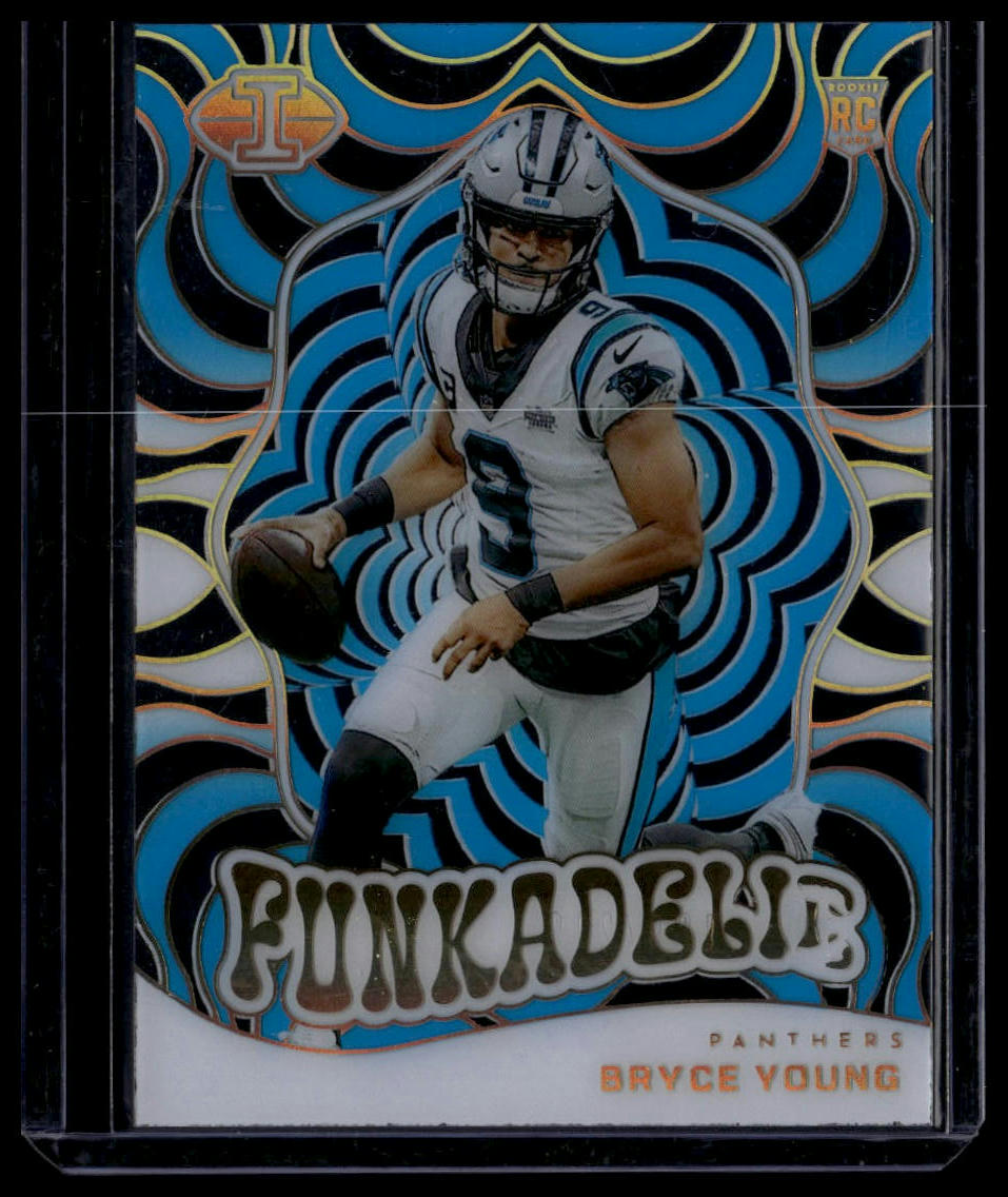 2023 Panini Illusions #13 Bryce Young Funkadelic Light Blue #/299