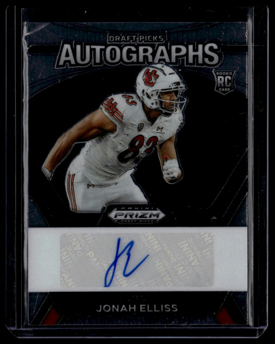 2024 Panini Prizm Draft Picks #DPA-JES Jonah Elliss Draft Picks Autographs