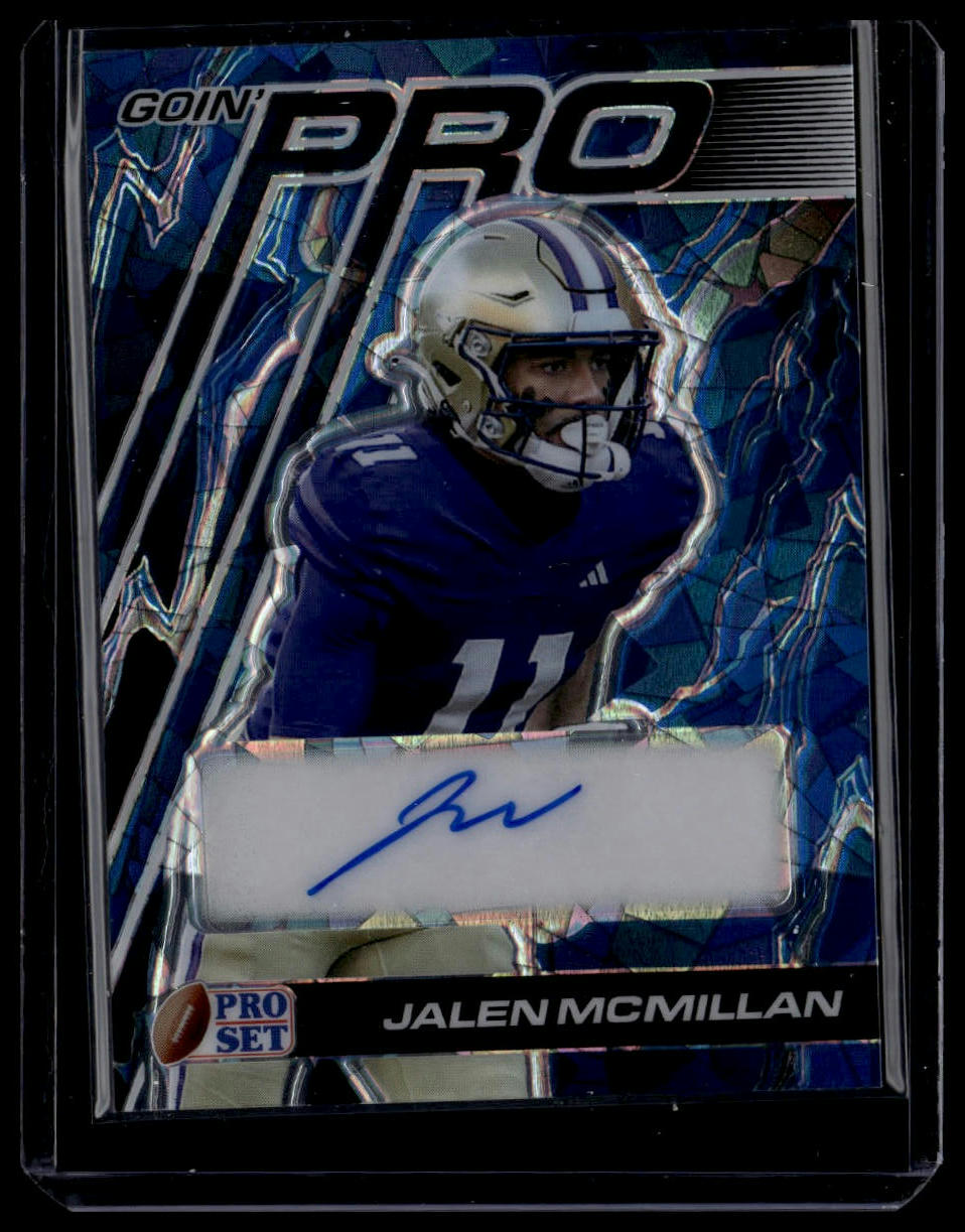 2024 Pro Set Metal #GP-JMM Jalen McMillan Goin' Pro Crystal Water
