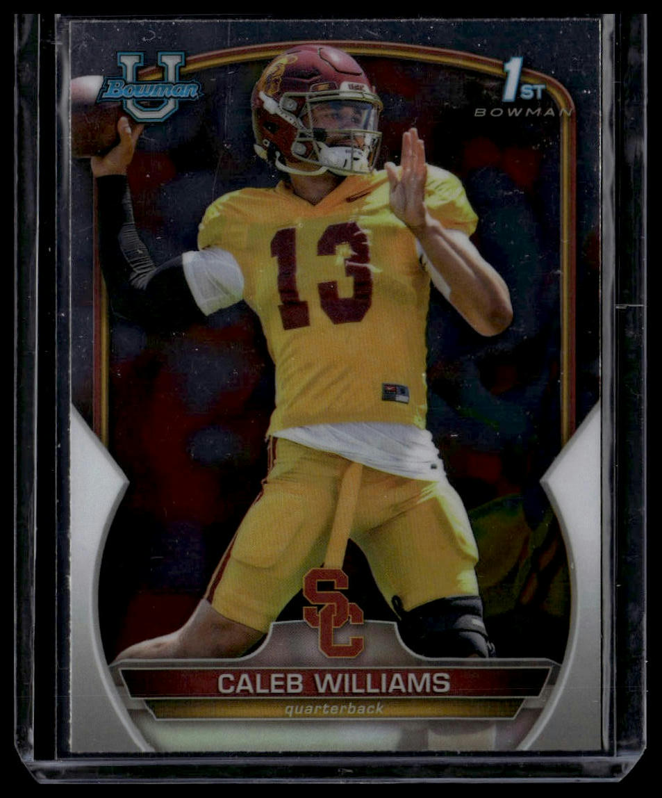 2022 Bowman University Chrome #50 Caleb Williams