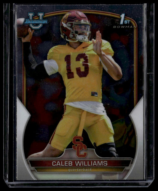 2022 Bowman University Chrome #50 Caleb Williams