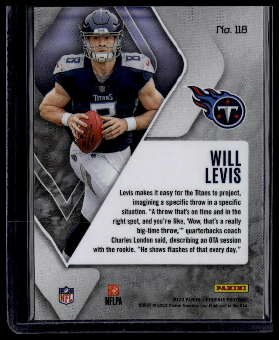 2023 Panini Phoenix #118 Will Levis