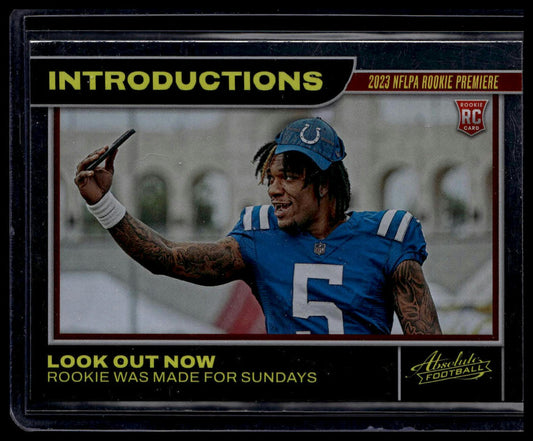 2023 Panini Absolute #15 Look Out Now Introductions