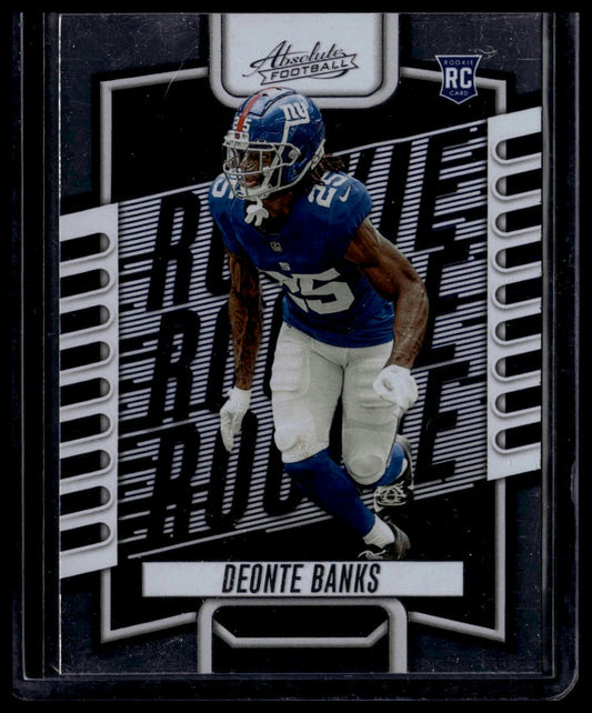 2023 Panini Absolute #156 Deonte Banks Retail