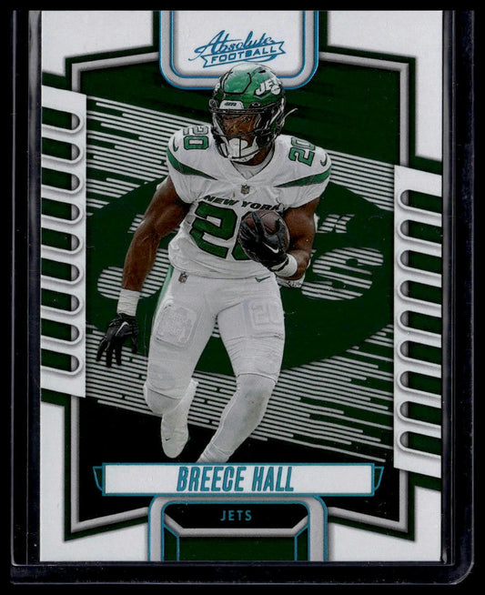 2023 Panini Absolute #38 Breece Hall Blue