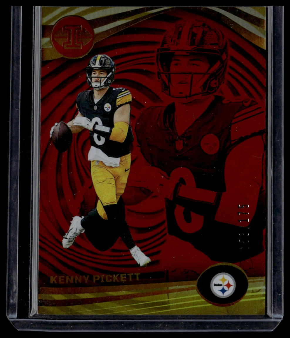 2023 Panini Illusions #87 Kenny Pickett Red Trophy Collection #/175