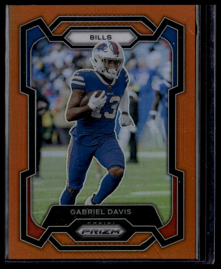 2023 Panini Prizm #29 Gabriel Davis Orange #/249