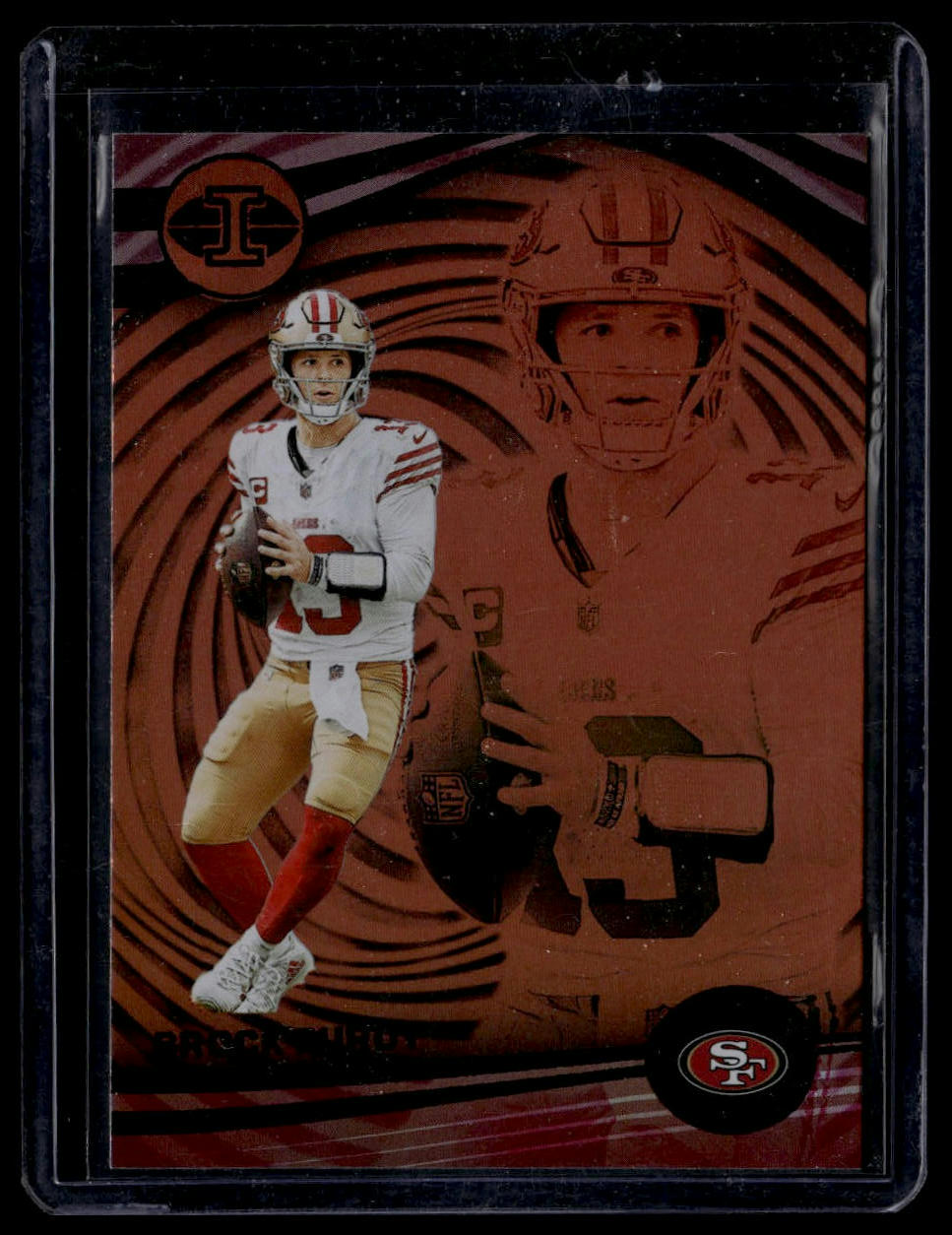 2023 Panini Illusions #89 Brock Purdy Orange Trophy Collection