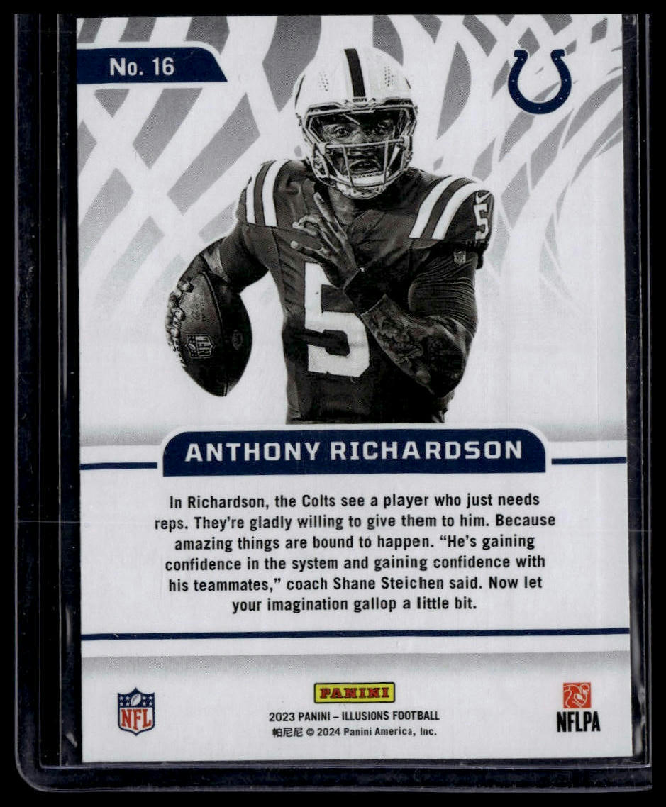 2023 Panini Illusions #16 Anthony Richardson Amazing