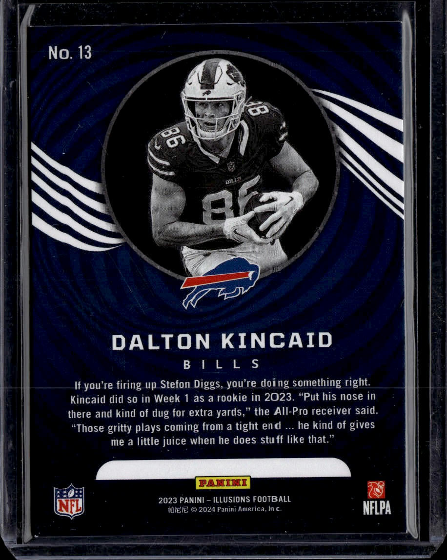 2023 Panini Illusions #13 Dalton Kincaid Retail