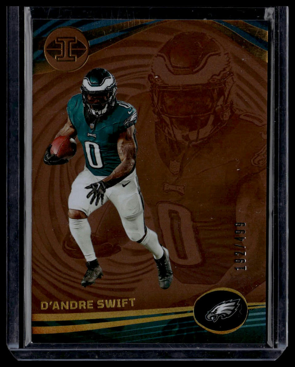 2023 Panini Illusions #85 D'Andre Swift Bronze Trophy Collection #/499