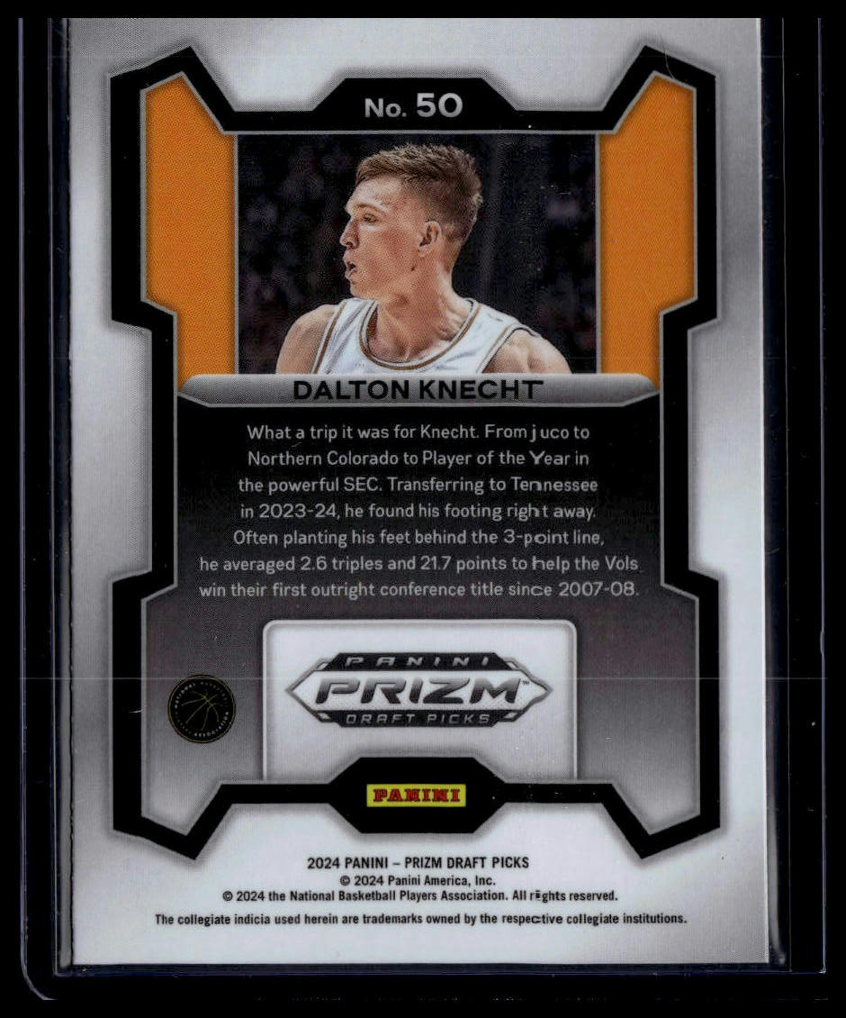 2024 Panini Prizm Draft Picks #50 Dalton Knecht