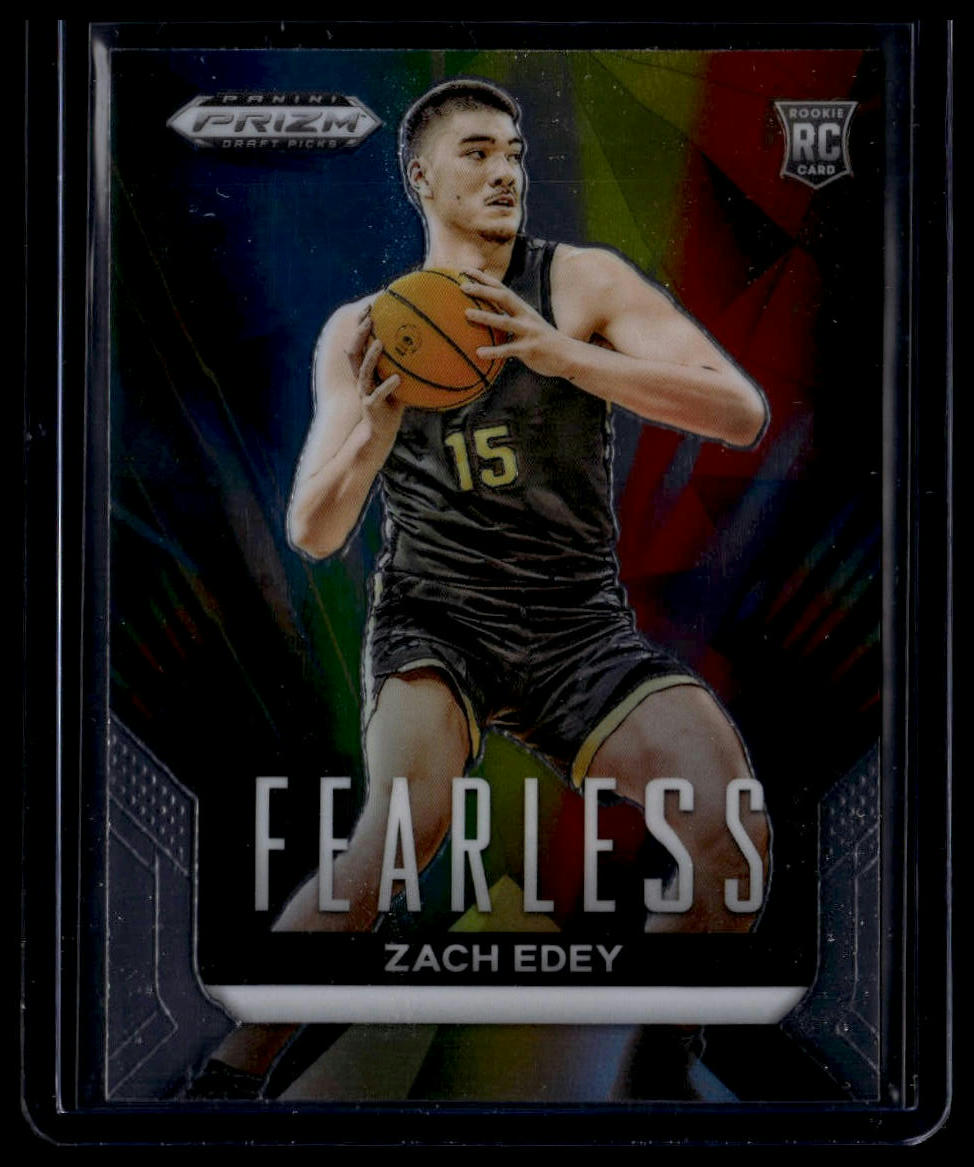 2024 Panini Prizm Draft Picks #6 Zach Edey Fearless