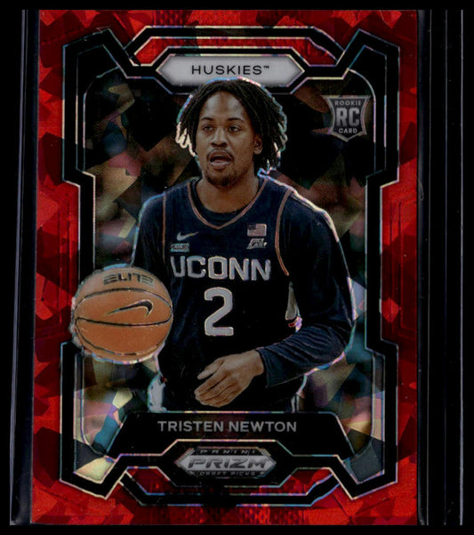 2024 Panini Prizm Draft Picks #51 Tristen Newton Prizms Red Ice
