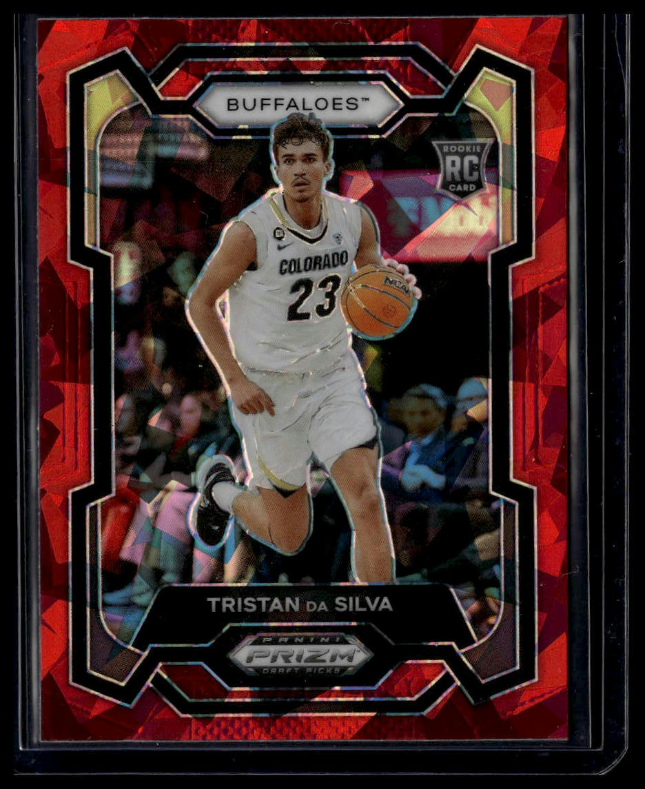 2024 Panini Prizm Draft Picks #61 Tristan da Silva Prizms Red Ice