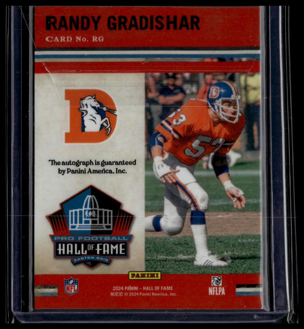 2025 #RG Randy Gradishar Hall of Fame Auto /50