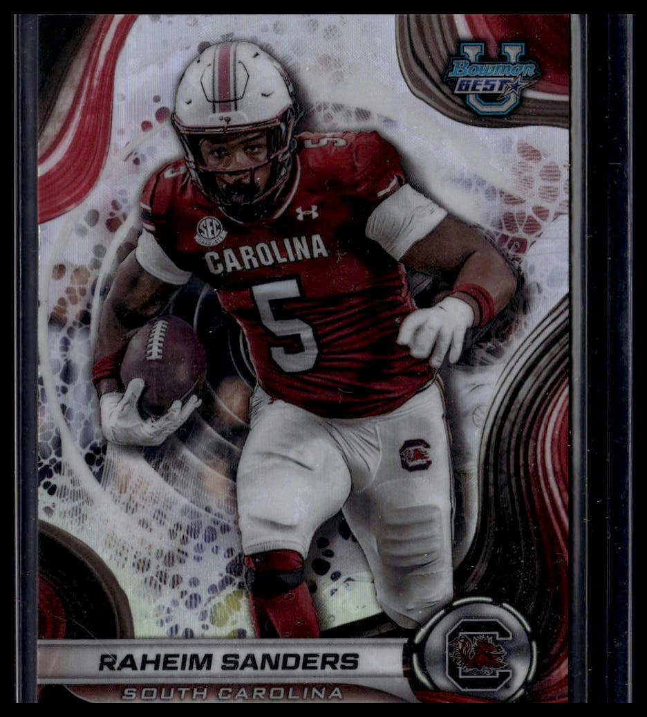 2024 Bowman University Best #81 Raheim Sanders Refractor
