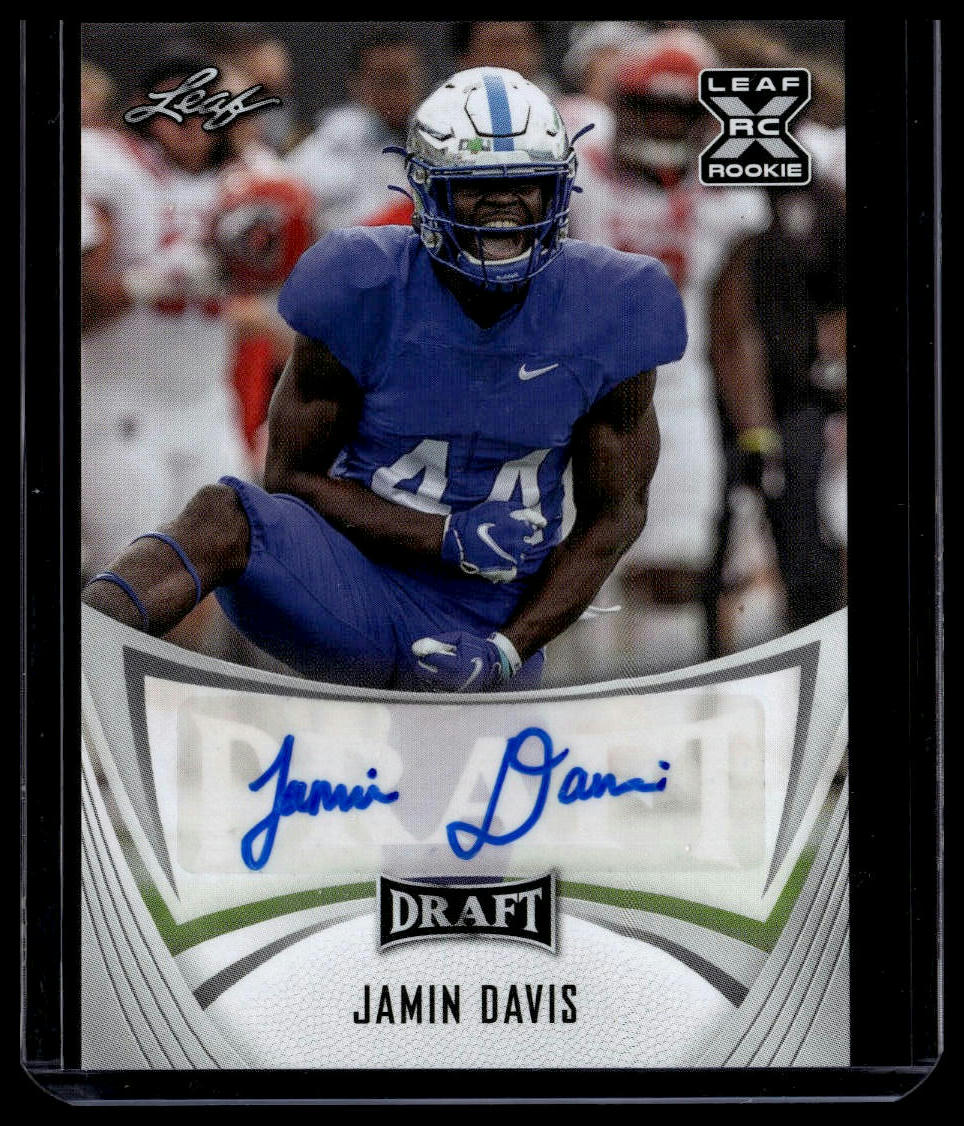 2021 Leaf Draft #BA-JD2 Jamin Davis Autographs