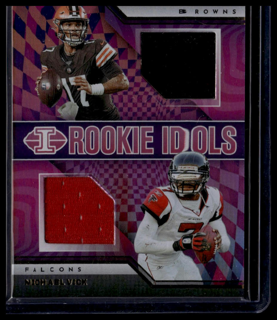 2023 Panini Illusions #RM-RV Thompson-Robinson / Vick Rookie Idols Memorabilia