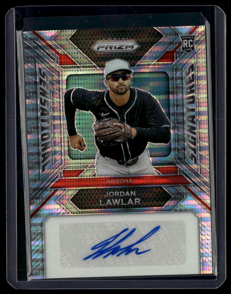 2024 Panini Prizm #SS-JL Jordan Lawlar Sensational Signatures Pulsar /199
