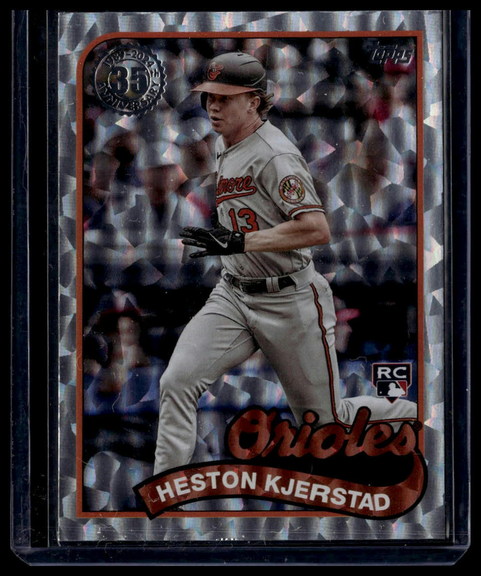 2024 Topps #89B2-18 Heston Kjerstad 1989 Topps Baseball 35th Anniversary Foil