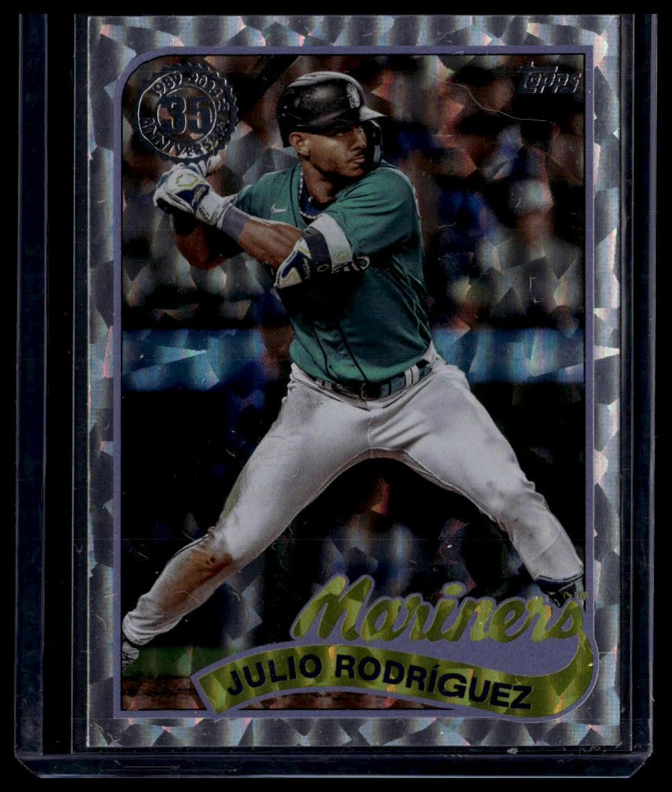 2024 Topps #89B2-9 Julio Rodríguez 1989 Topps Baseball 35th Anniversary Foil