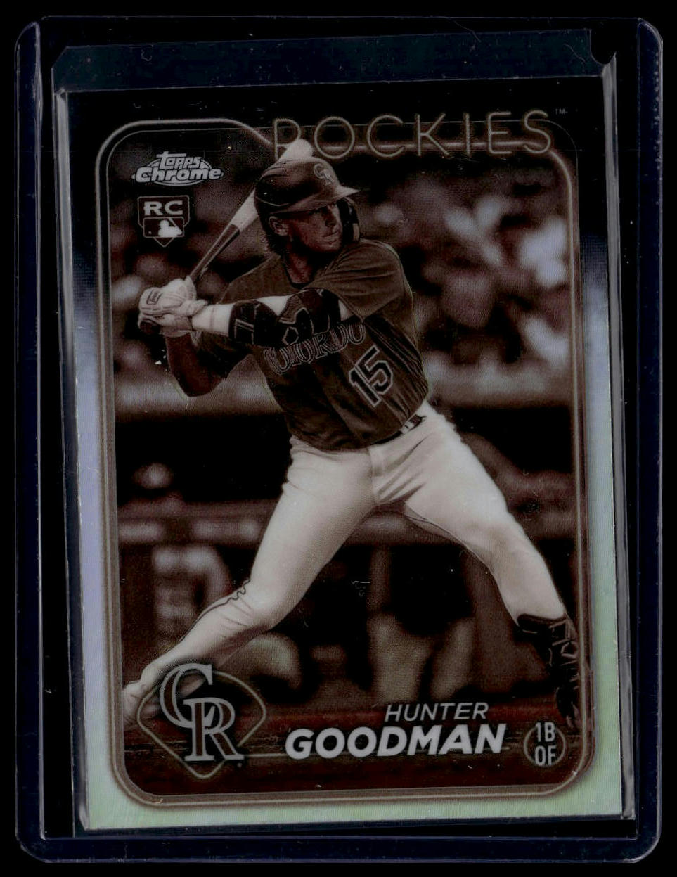 2024 Topps Chrome #99 Hunter Goodman Sepia Refractors