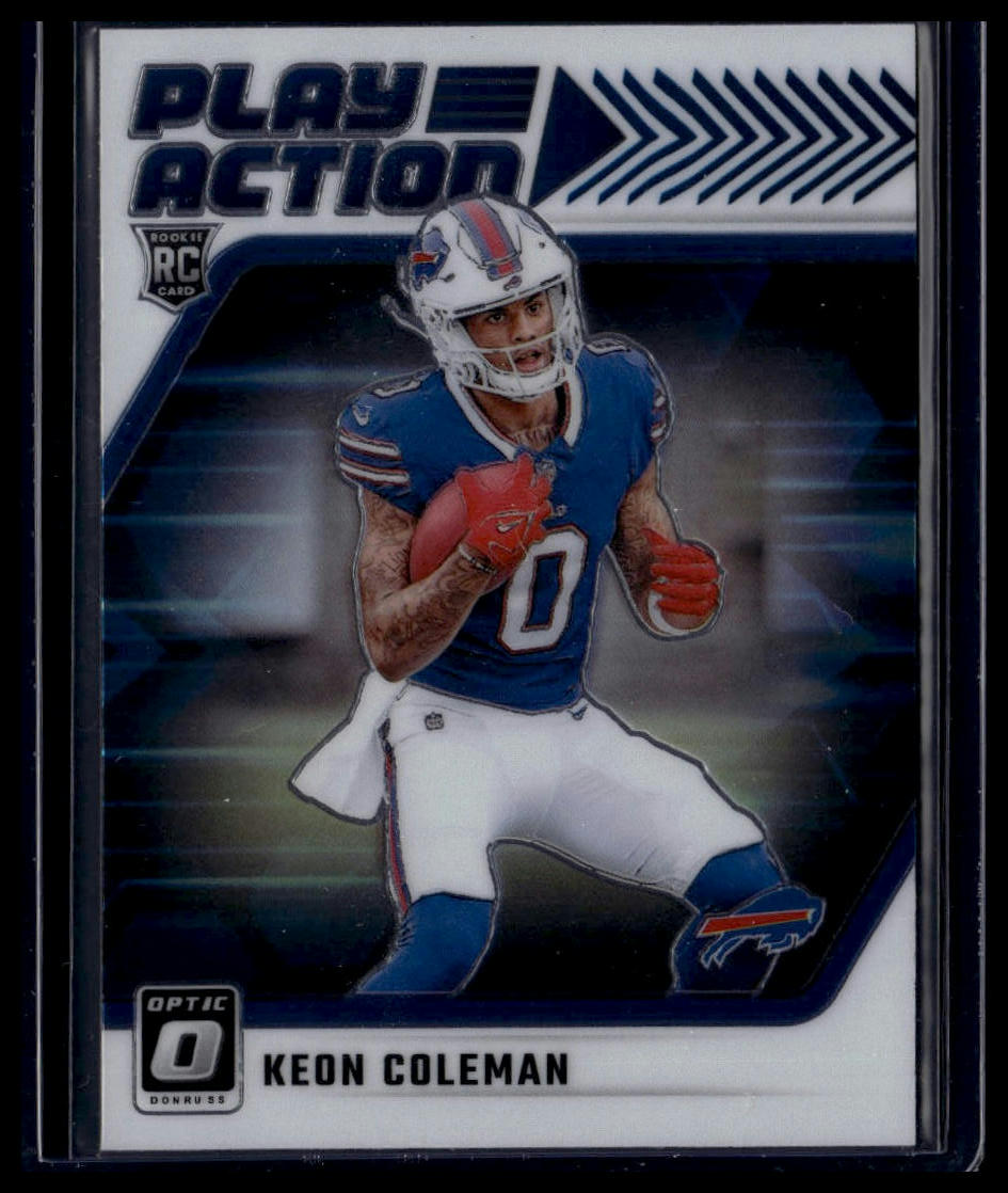 2024 Donruss Optic #5 Keon Coleman Play Action