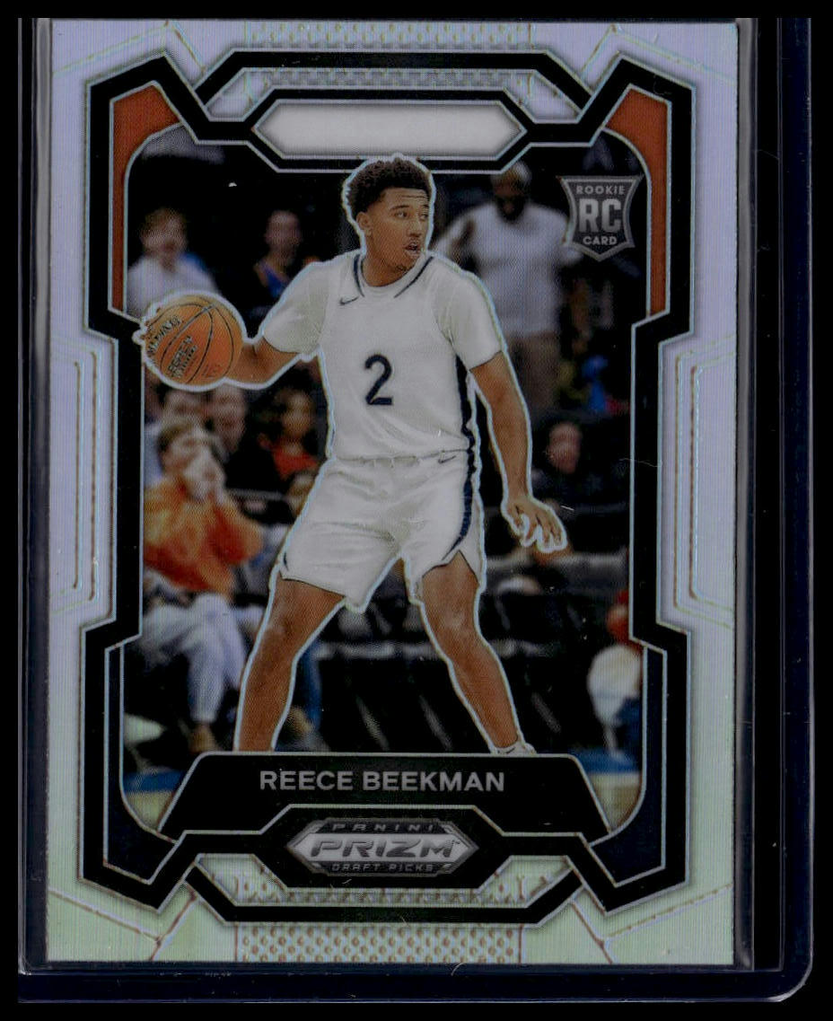 2024 Panini Prizm Draft Picks #83 Reece Beekman Prizms Silver