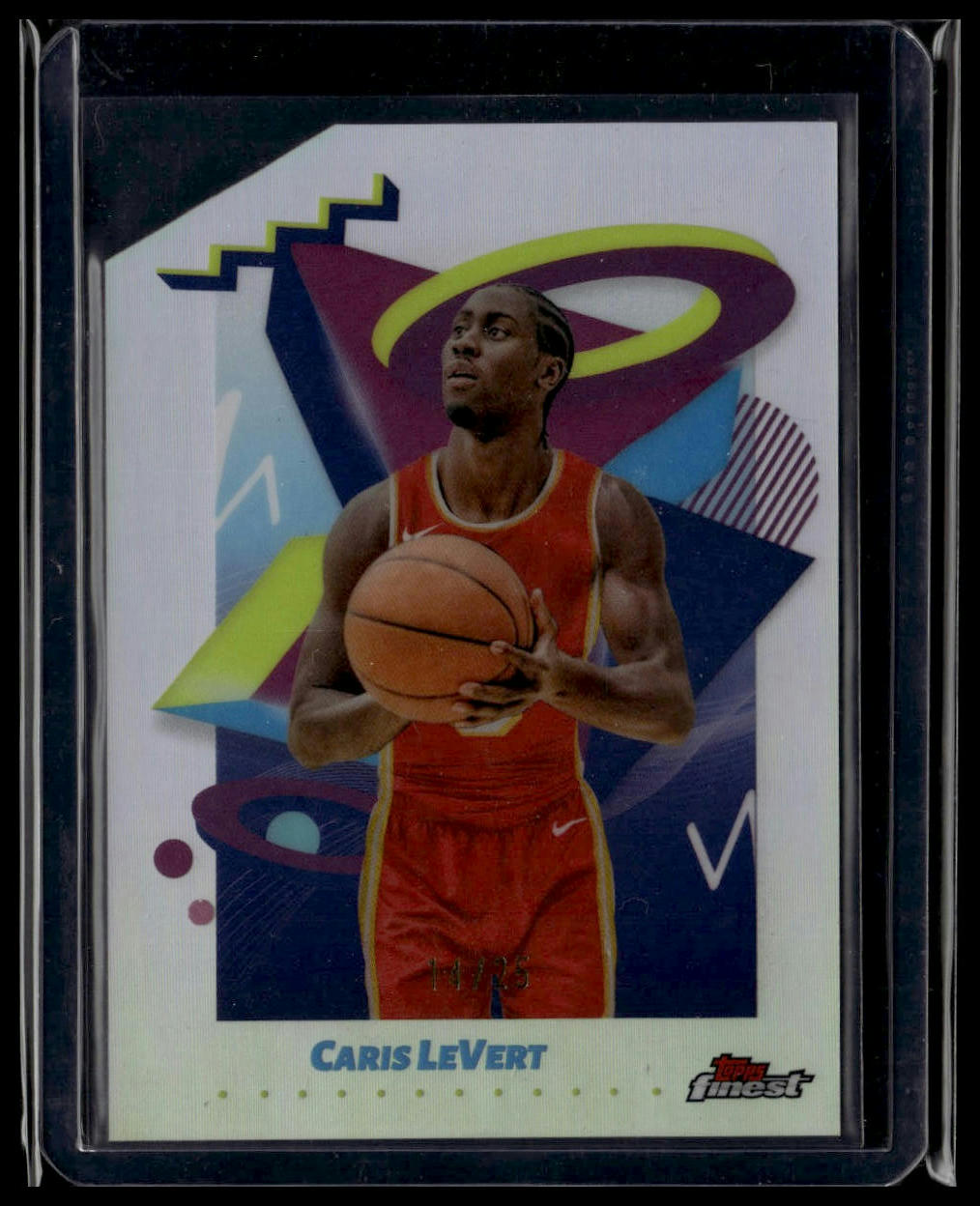 2024-25 Finest #215 Caris LeVert Refractors Die Cut #/25