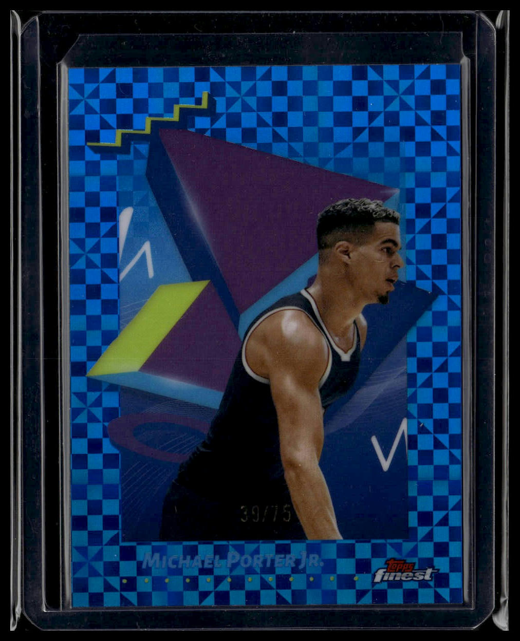 2024-25 Finest #122 Michael Porter Jr. Blue X-Factor #/75