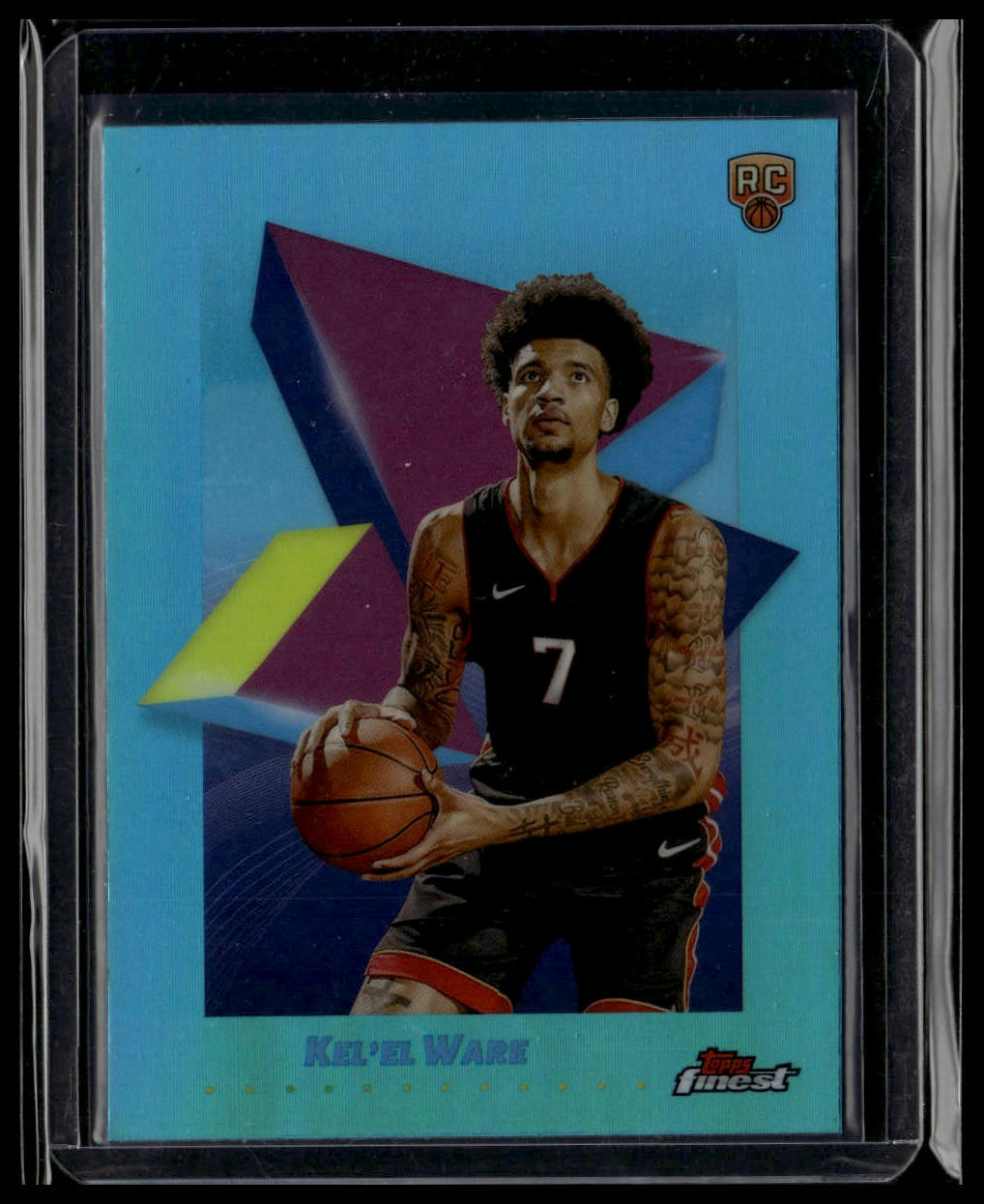 2024-25 Finest #52 Kel'el Ware Sky Blue Refractor
