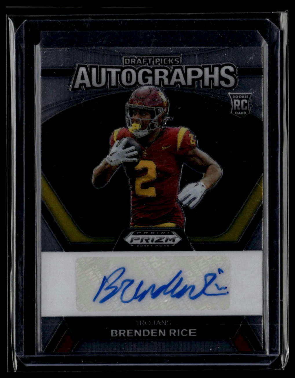 2024 Panini Prizm Draft Picks #DPA-BRE Brenden Rice Draft Picks Autographs