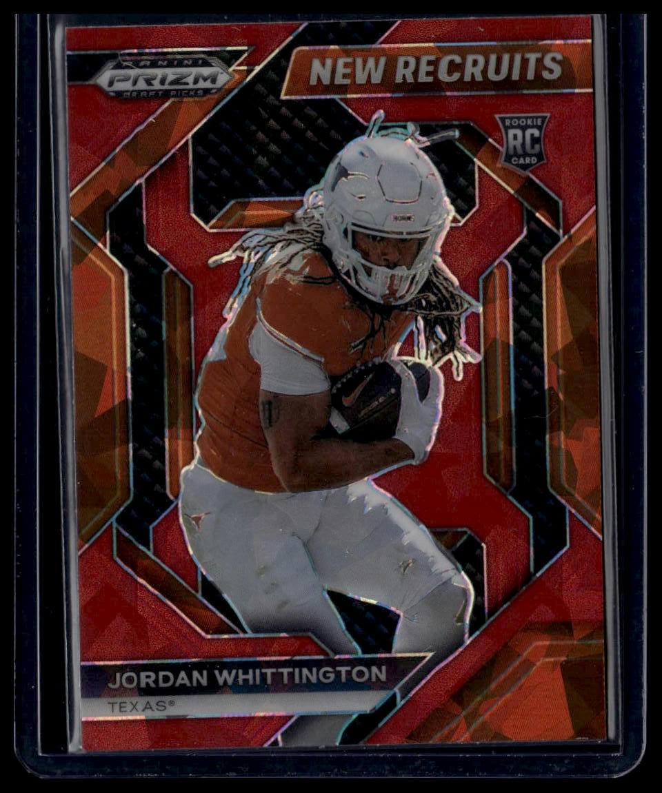 2024 Panini Prizm Draft Picks #NR-JWN Jordan Whittington New Recruits Red Ice