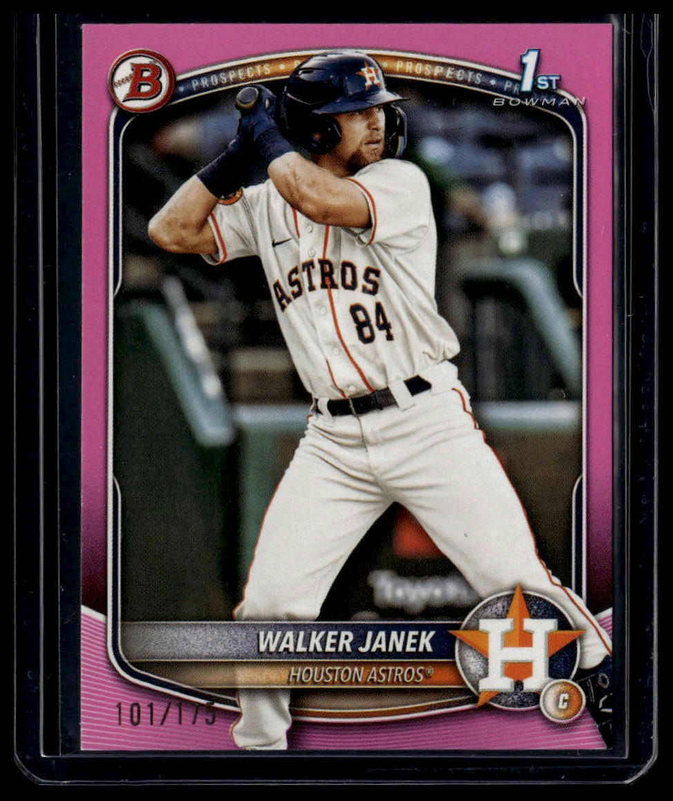 2025 Bowman #BP-15 Walker Janek Prospects Pink #/175