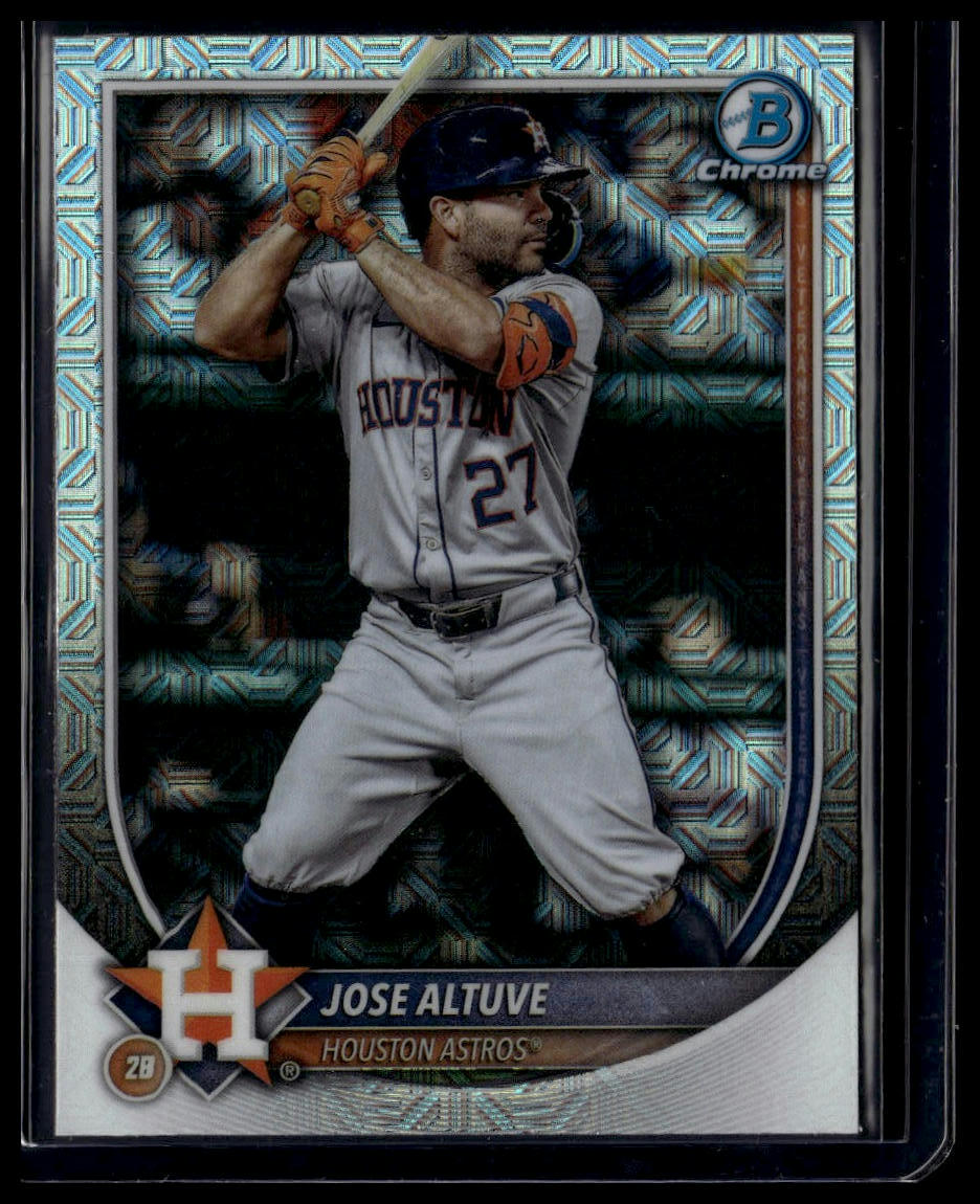 2025 Bowman #63 Jose Altuve Chrome Mojo Refractor