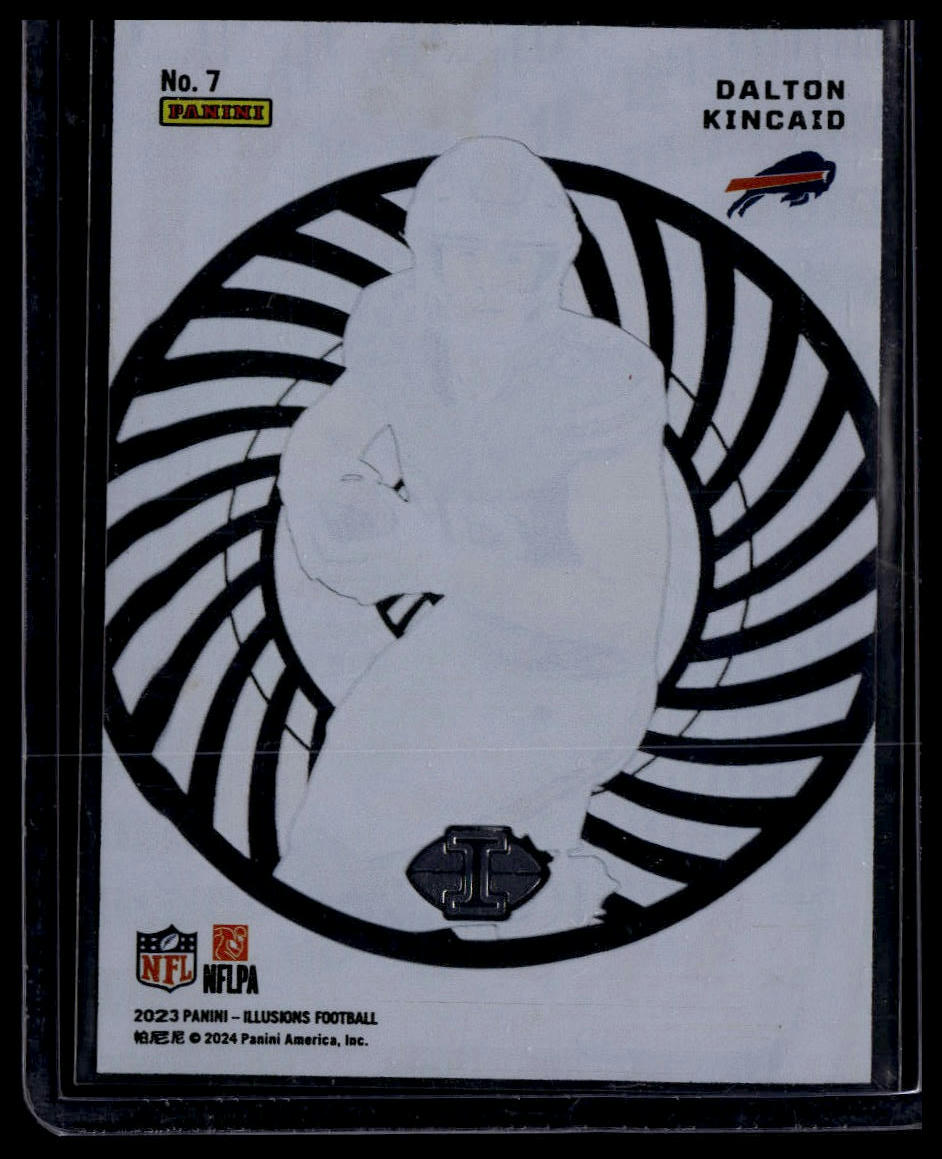 2023 Panini Illusions #7 Dalton Kincaid Mystique Rainbow