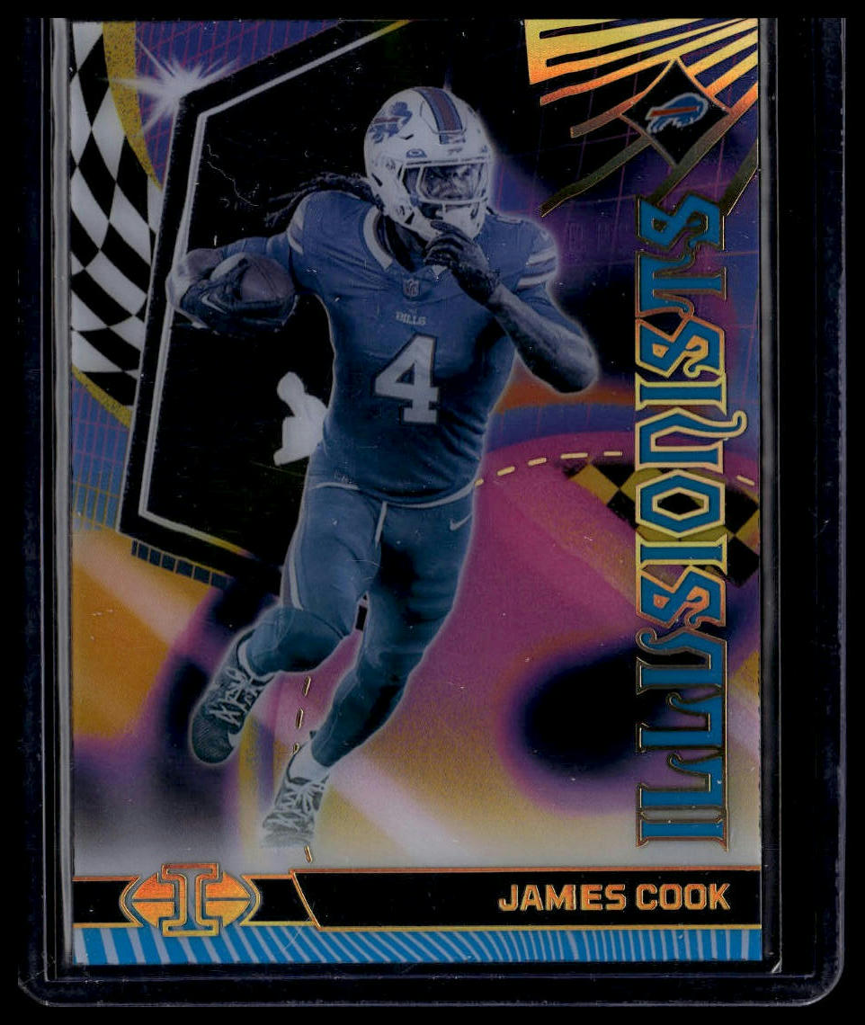 2023 Panini Illusions #5 James Cook Illusionists Light Blue #/299