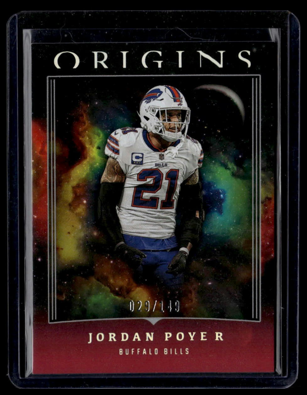 2023 Panini Origins #12 Jordan Poyer Red #/149