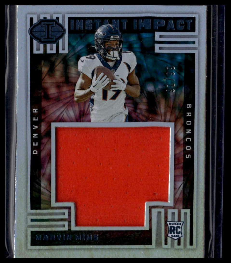 2023 Panini Illusions #II-MMS Marvin Mims Instant Impact Blue #/99