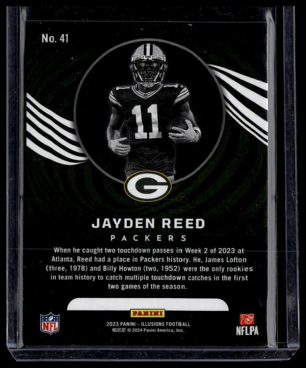 2023 Panini Illusions #41 Jayden Reed Retail