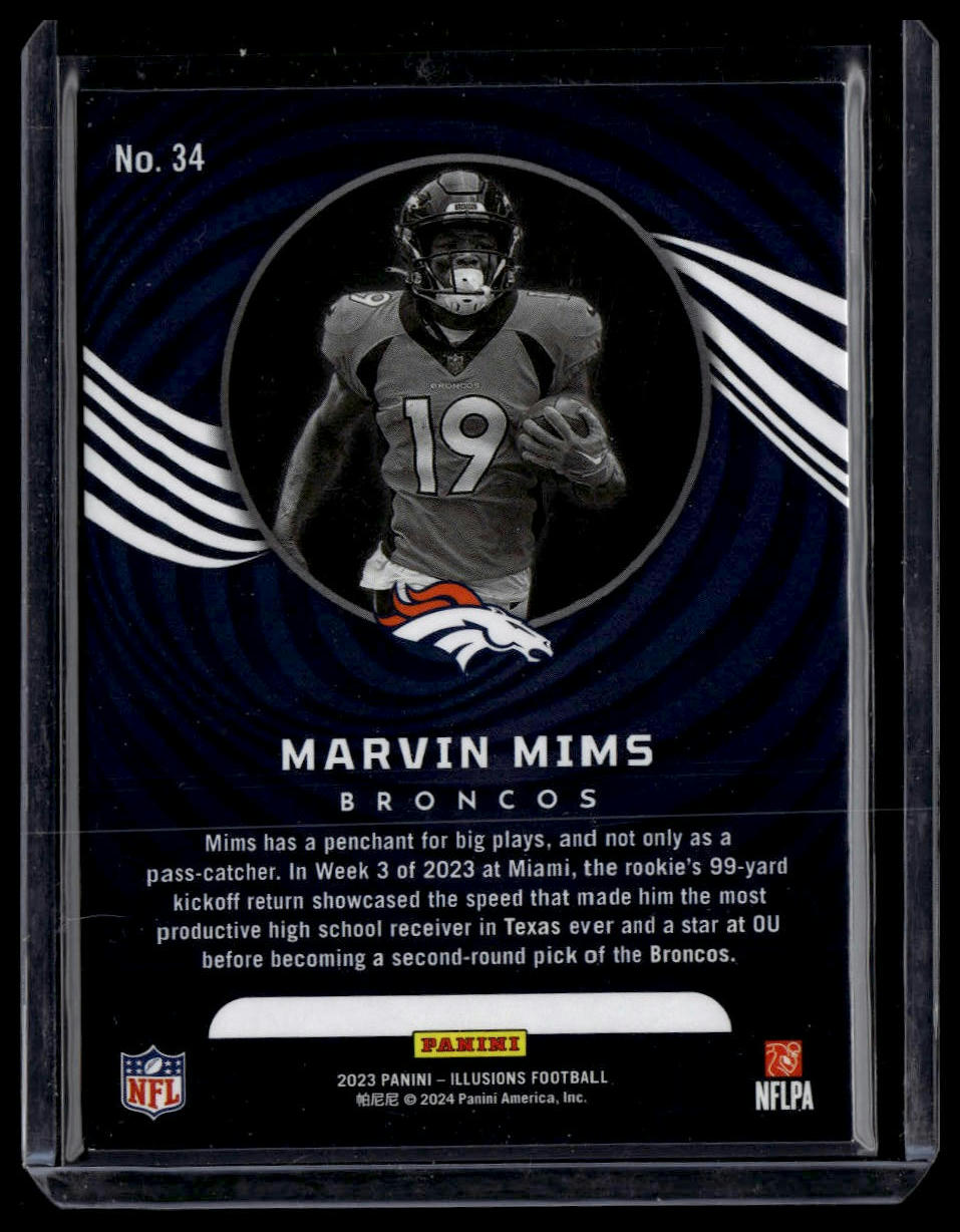 2023 Panini Illusions #34 Marvin Mims Retail