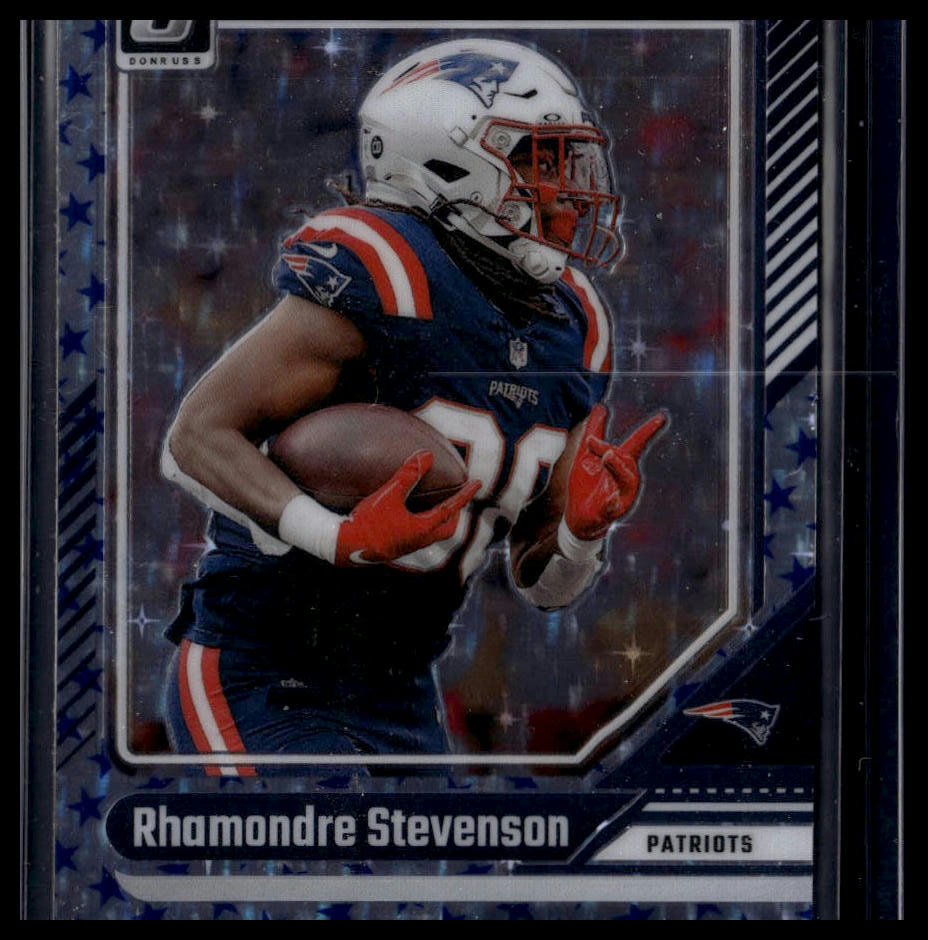 2024 Donruss Optic #134 Rhamondre Stevenson Stars