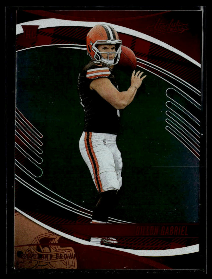 2025 Panini Absolute #117 Dillon Gabriel Red & Green