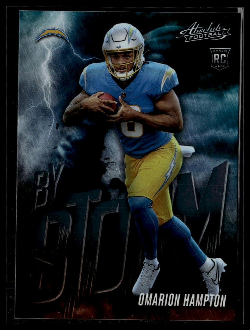2025 Panini Absolute #12 Omarion Hampton By Storm