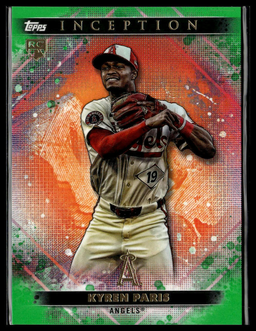 2024 Topps Inception #20 Kyren Paris Green
