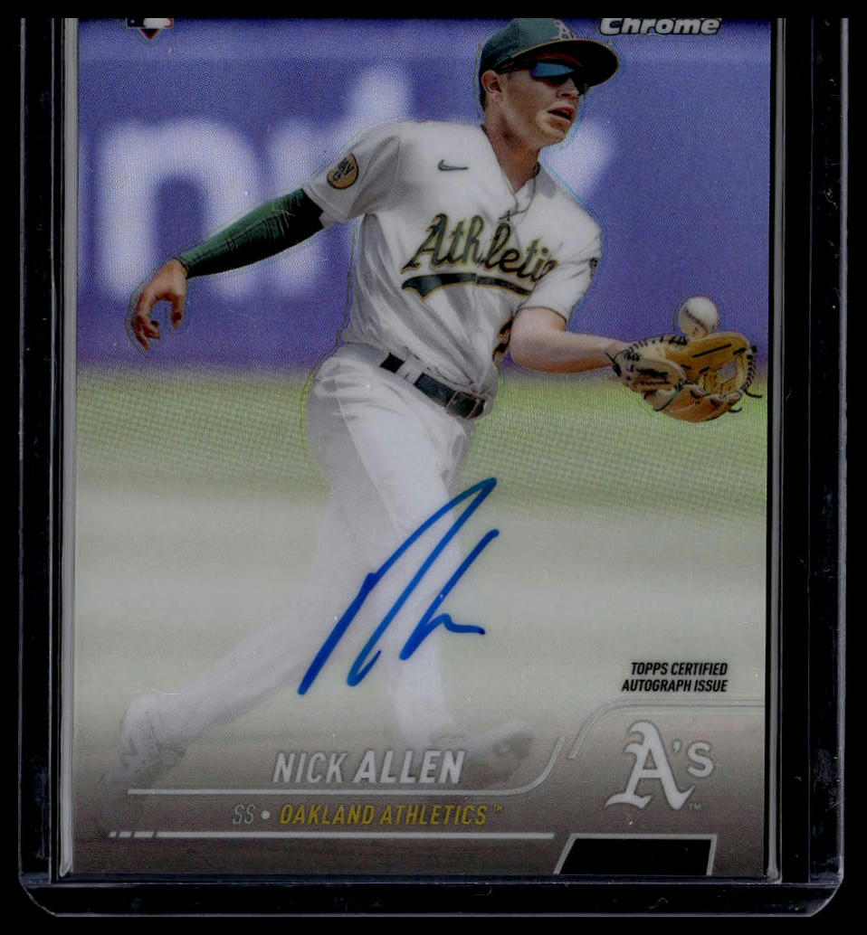 2022 Stadium Club Chrome #SSCUA-NAL Nick Allen Autographs