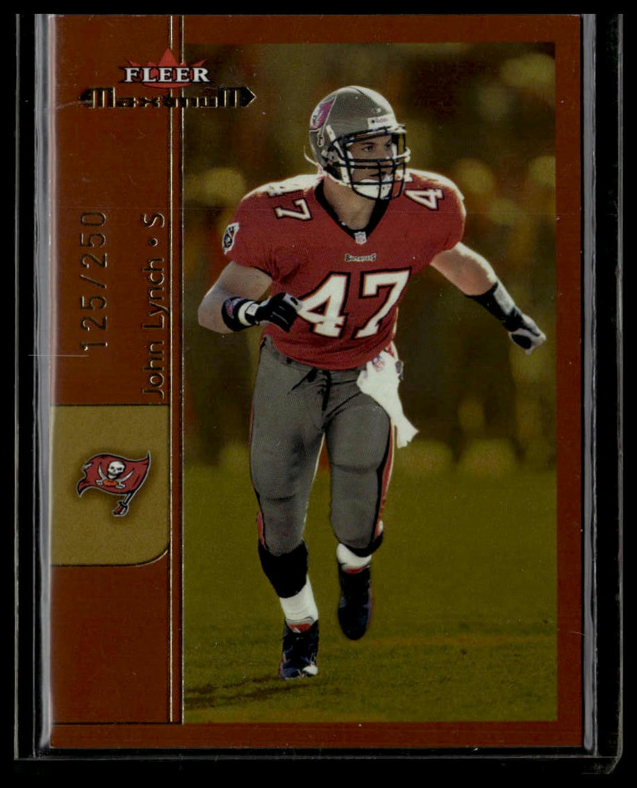 2002 Fleer Maximum #247 John Lynch To the Max #/250