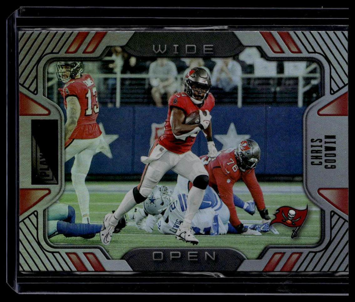 2022 Panini Playbook #WO-13 Chris Godwin Wide Open