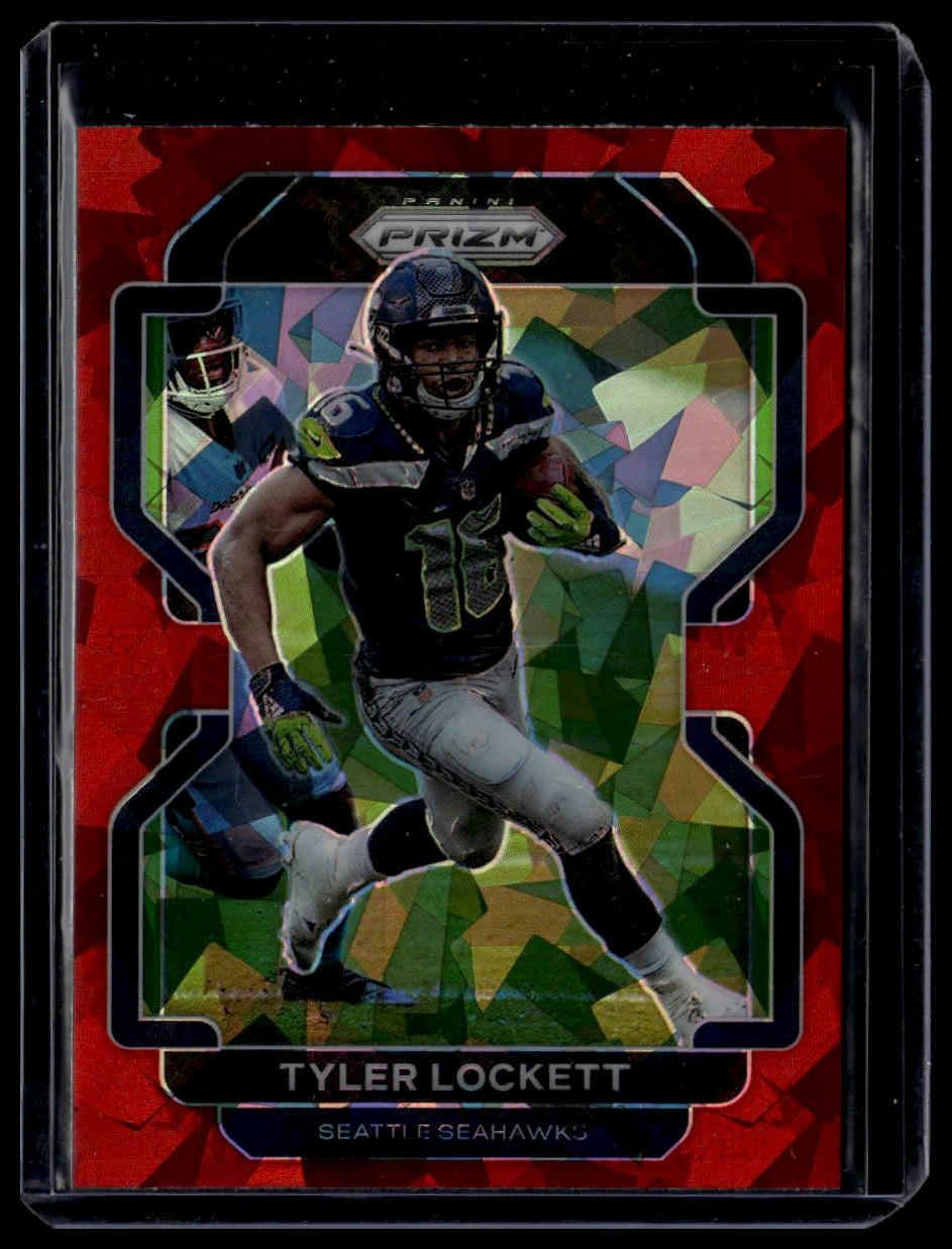 2021 Panini Prizm #43 Tyler Lockett Red Ice